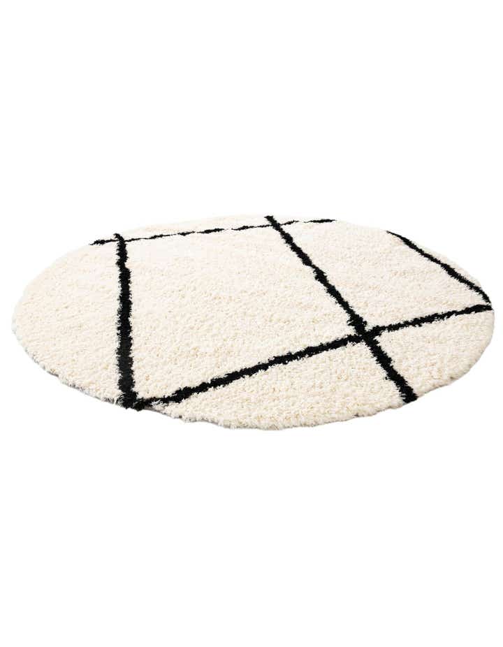 10' x 10' Infinity Shag Round Rug