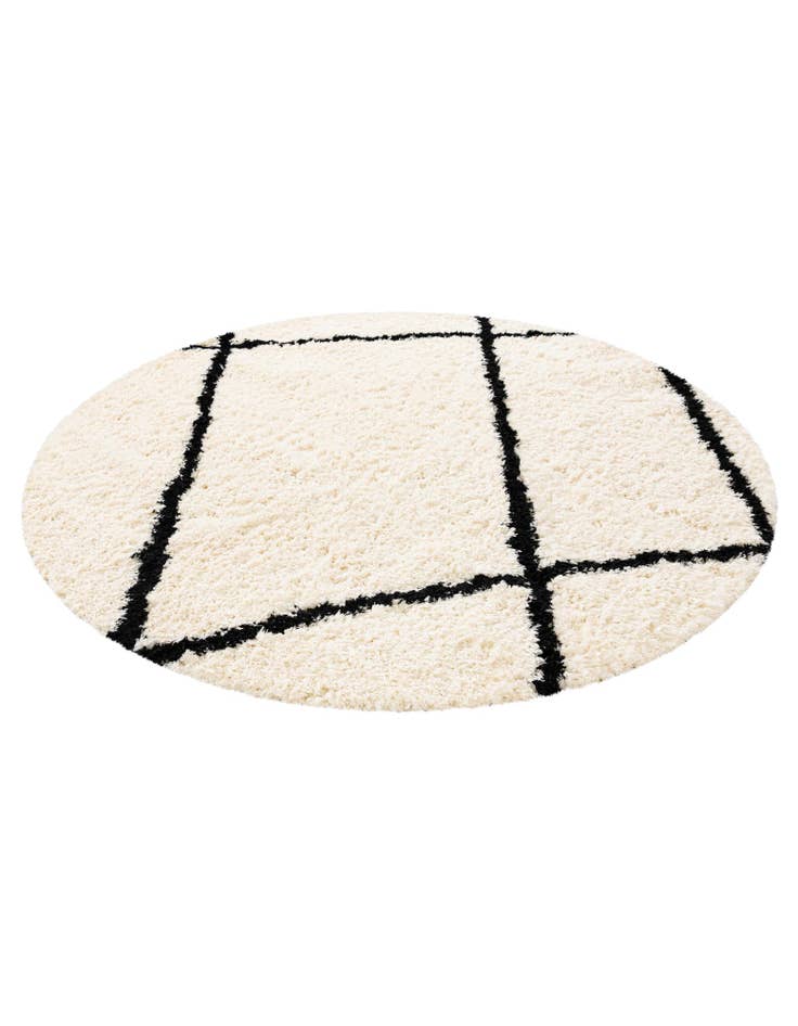 Detail image of 8' x 8' Infinity Shag Round Rug