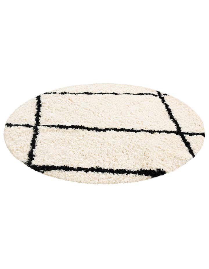 8' x 8' Infinity Shag Round Rug