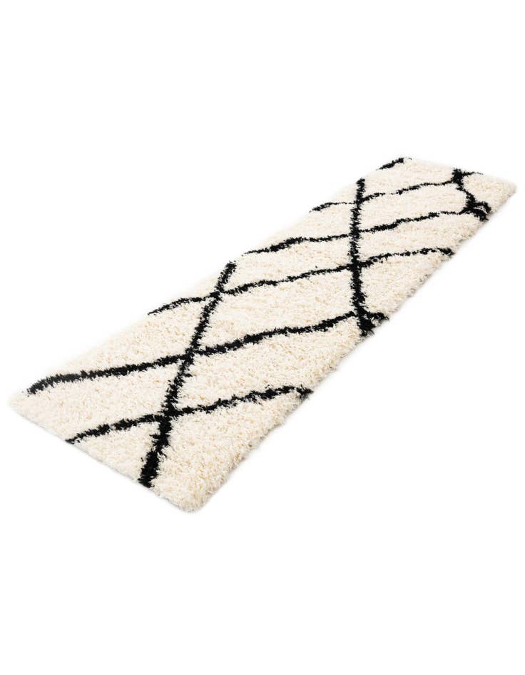 Detail image of 2' 7 x 10' Infinity Shag Runner Rug