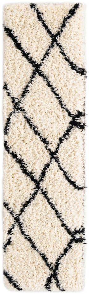 Detail image of 2' x 8' Infinity Shag Runner Rug