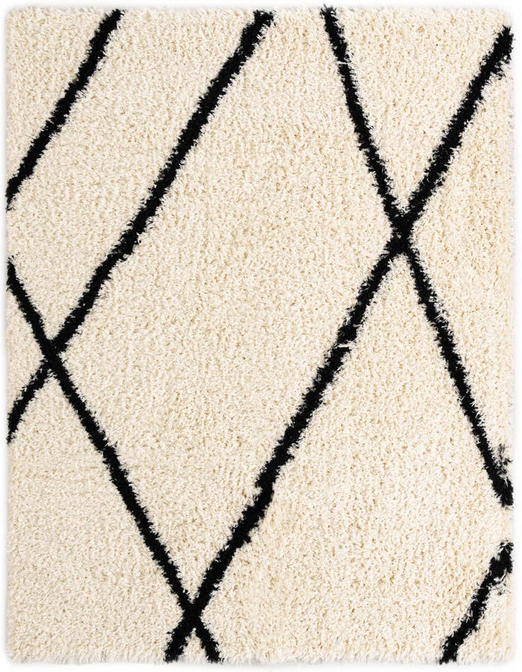 Detail image of 8' x 8' Infinity Shag Square Rug