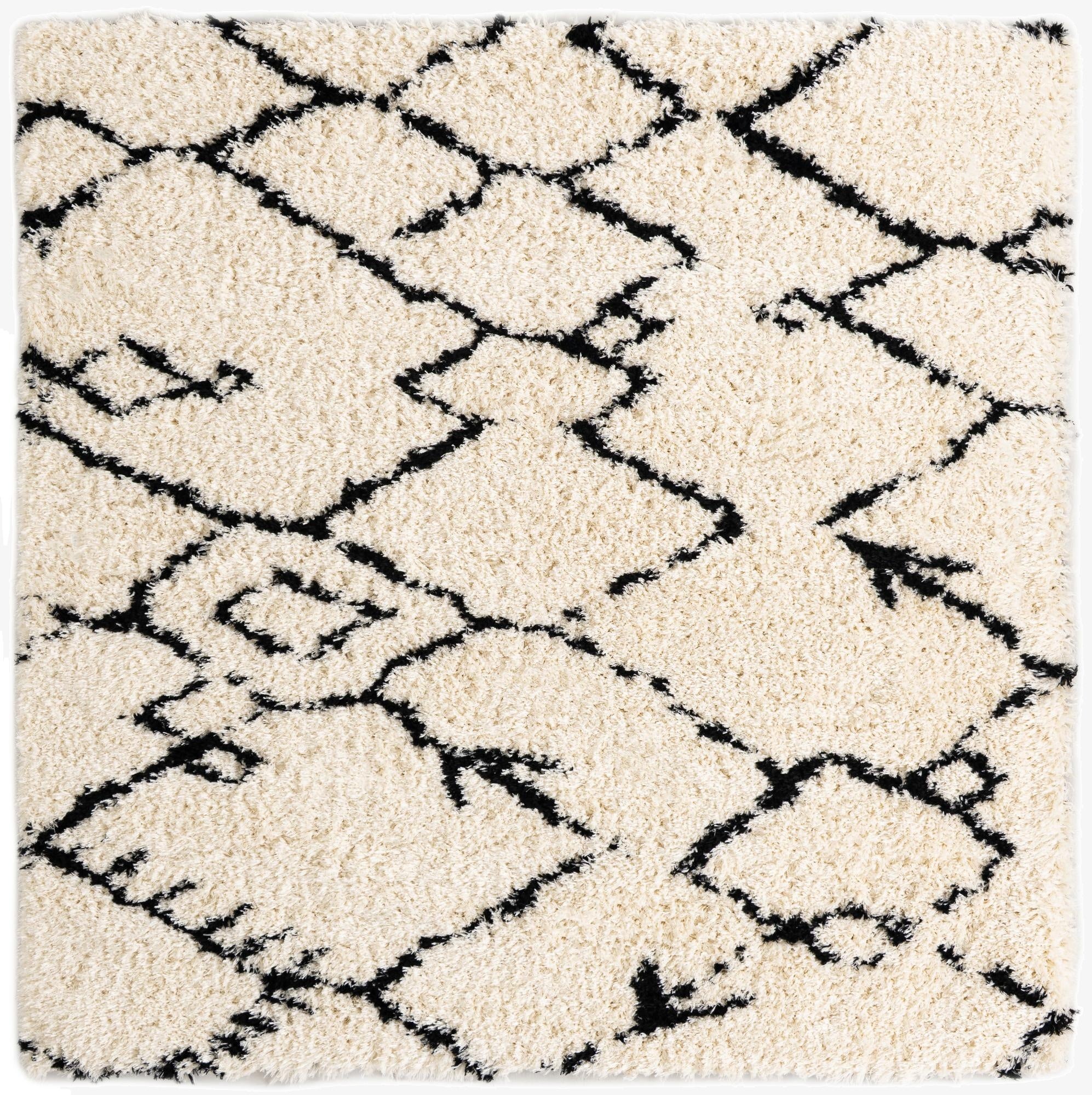 8' x 8' Infinity Shag Square Rug