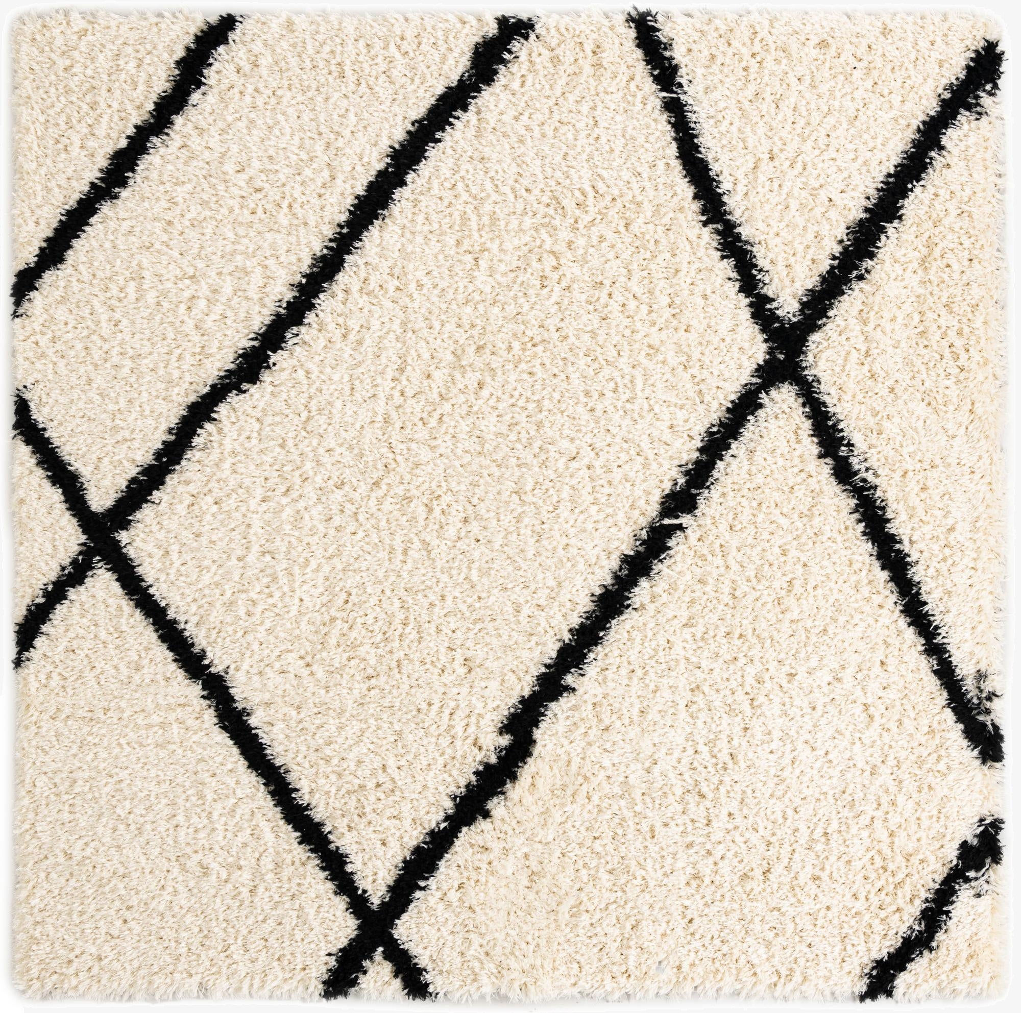 8' x 8' Infinity Shag Square Rug