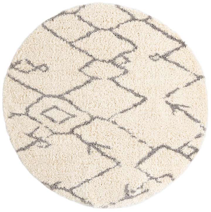 10' x 10' Infinity Shag Round Rug