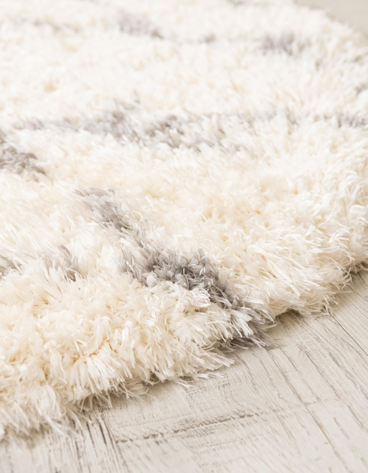 5' x 5' Infinity Shag Round Rug