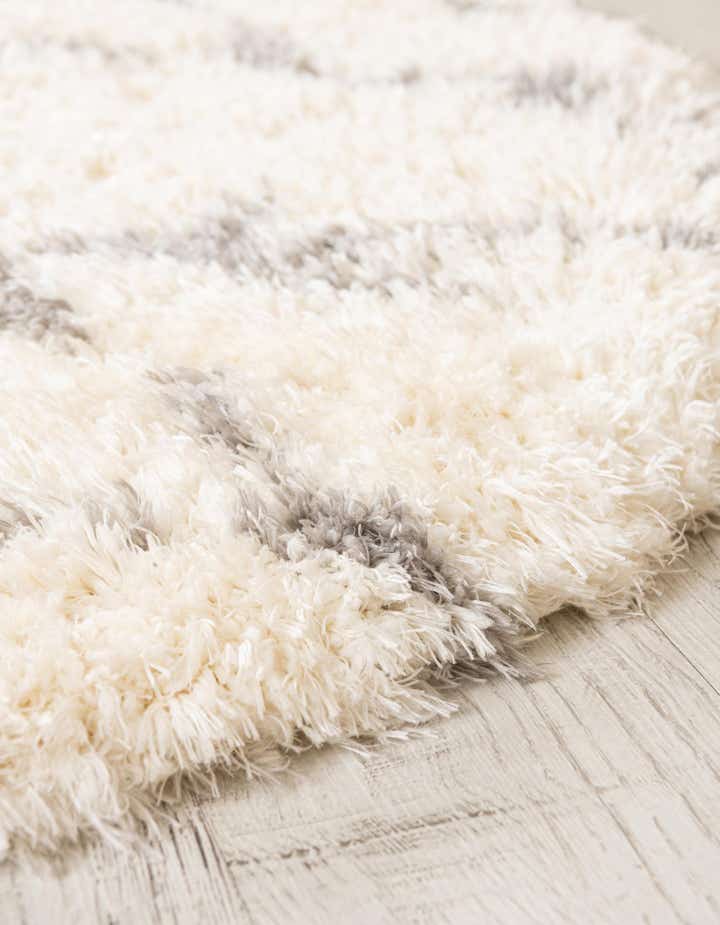 5' x 5' Infinity Shag Round Rug