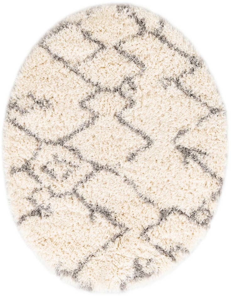 Detail image of 5' x 5' Infinity Shag Round Rug