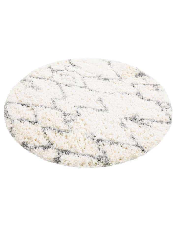 5' x 5' Infinity Shag Round Rug