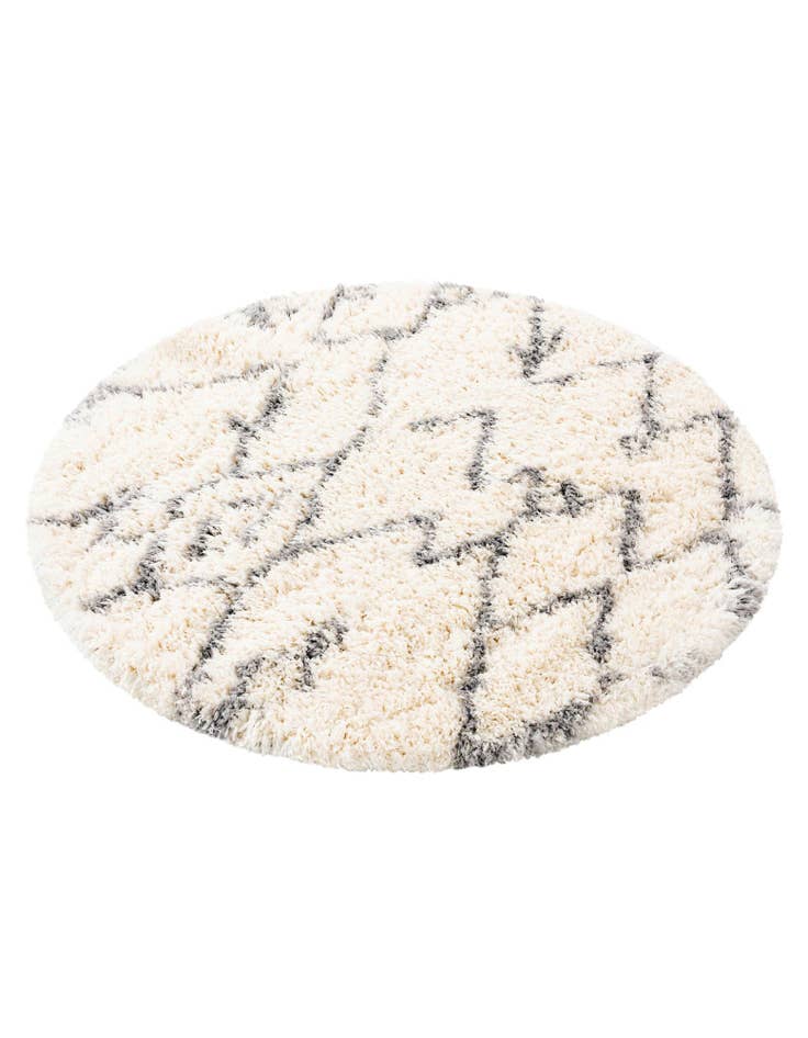 Detail image of 5' x 5' Infinity Shag Round Rug