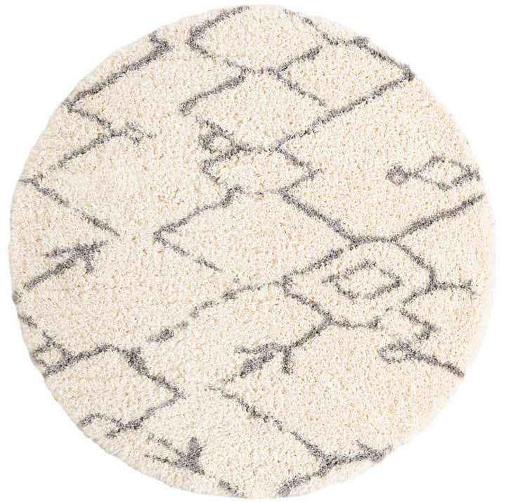 8' x 8' Infinity Shag Round Rug
