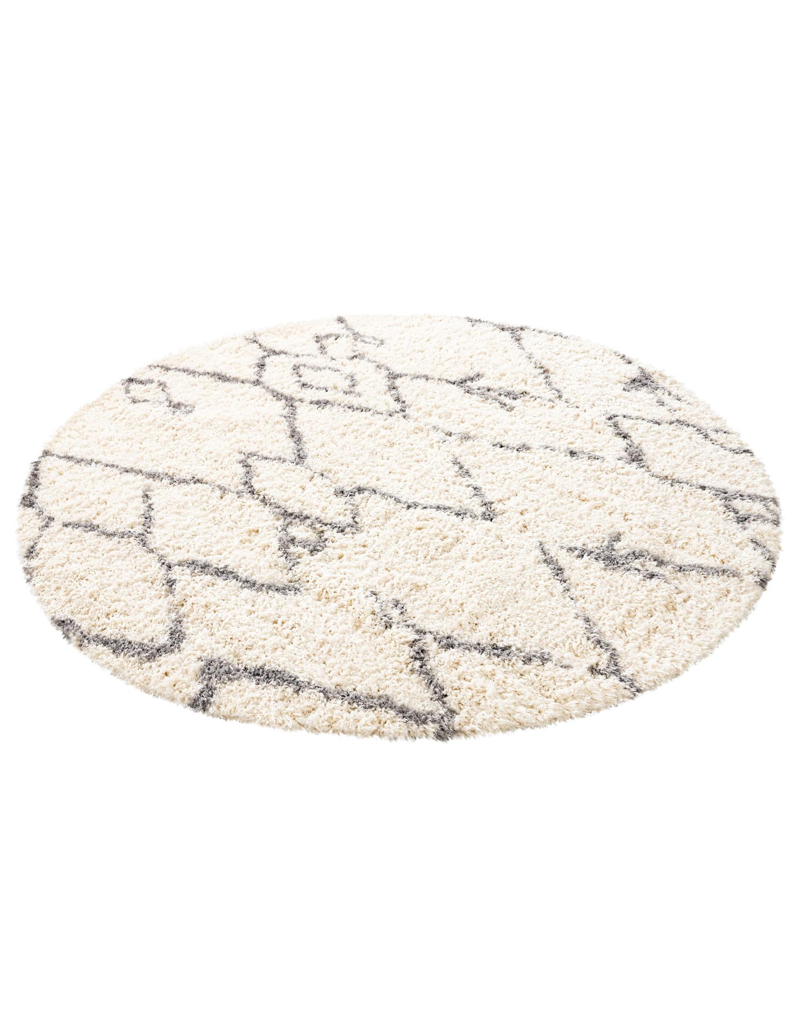 8' x 8' Infinity Shag Round Rug