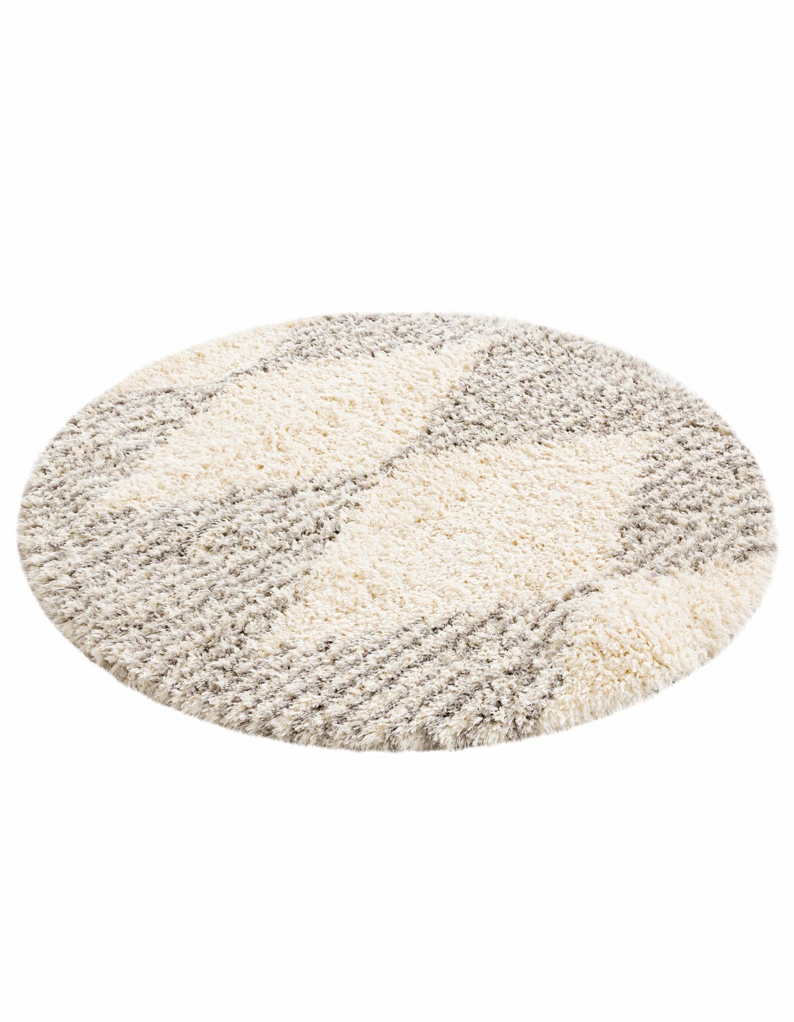 5' x 5' Infinity Shag Round Rug