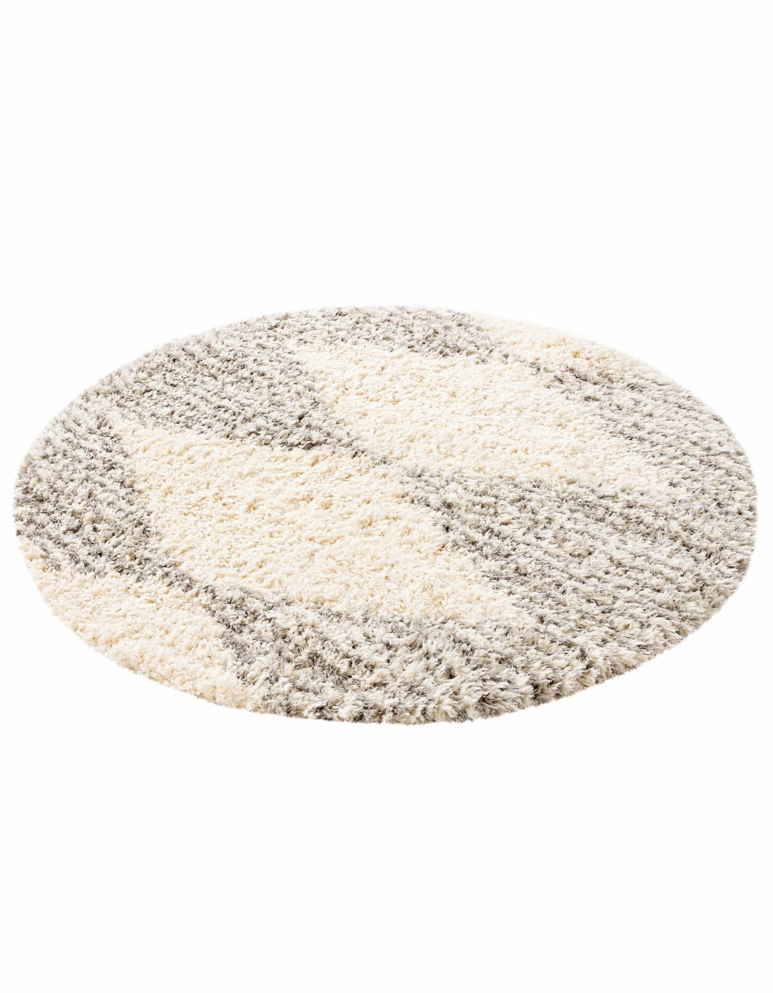5' x 5' Infinity Shag Round Rug
