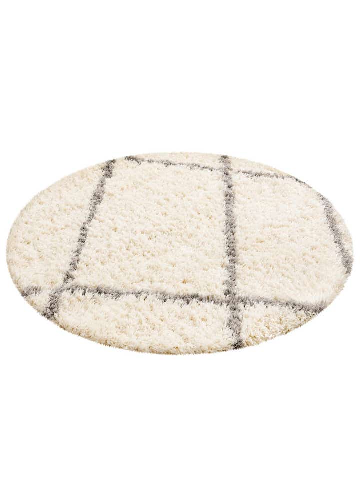 5' x 5' Infinity Shag Round Rug