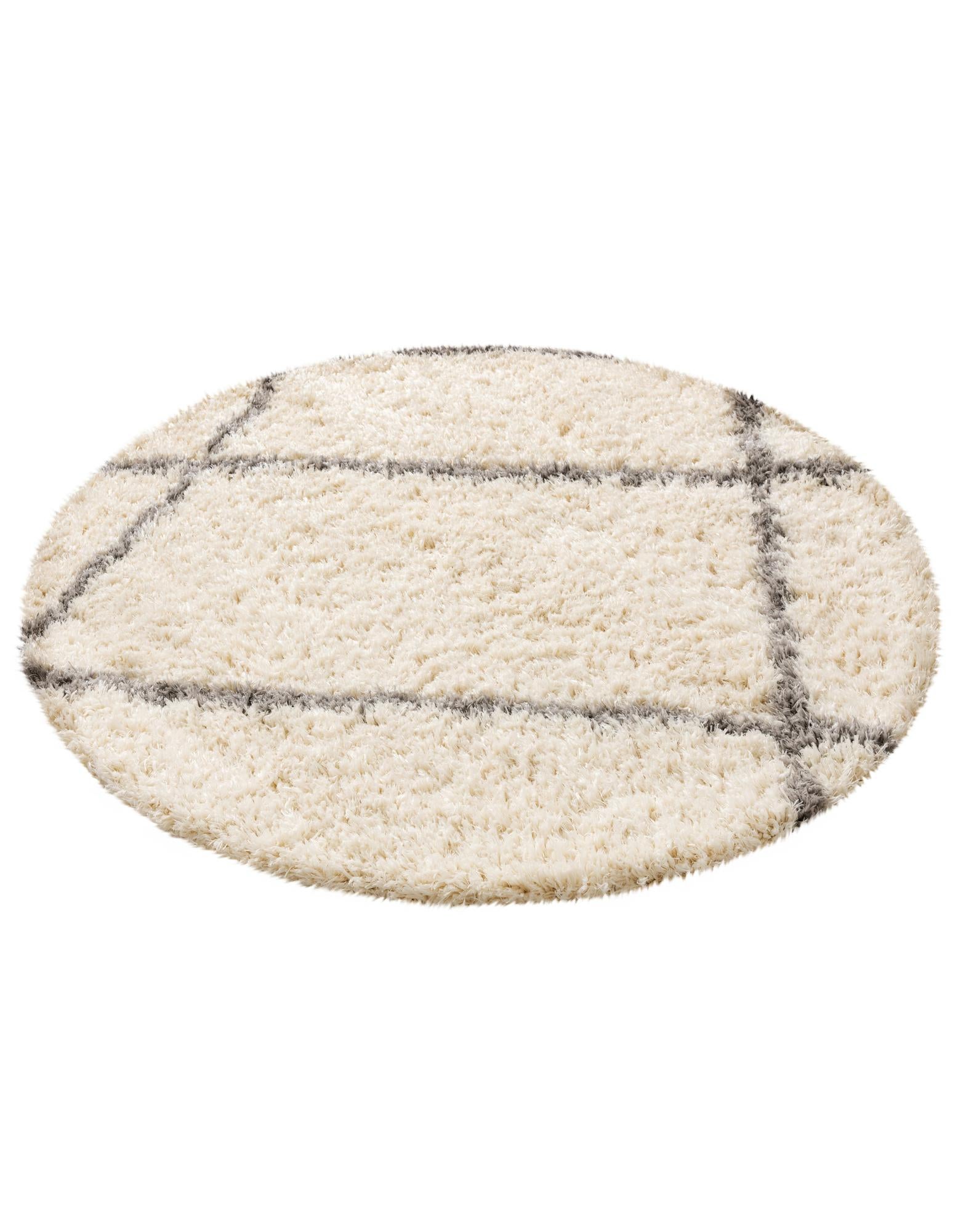 5' x 5' Infinity Shag Round Rug