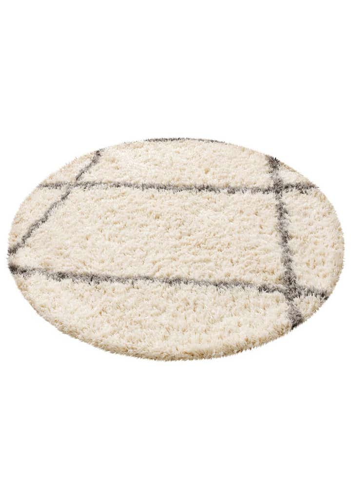 5' x 5' Infinity Shag Round Rug