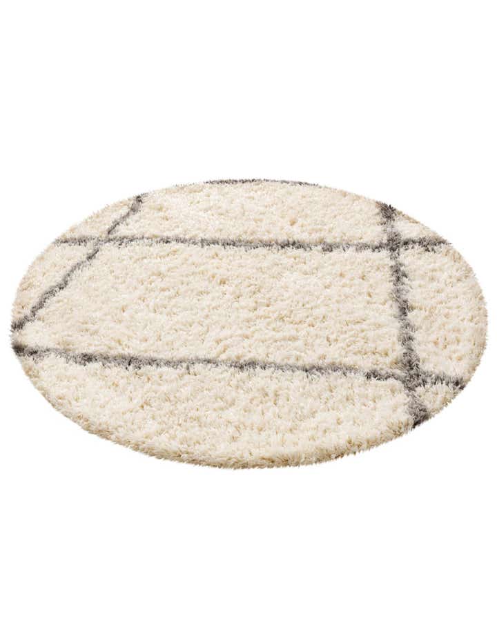 5' x 5' Infinity Shag Round Rug