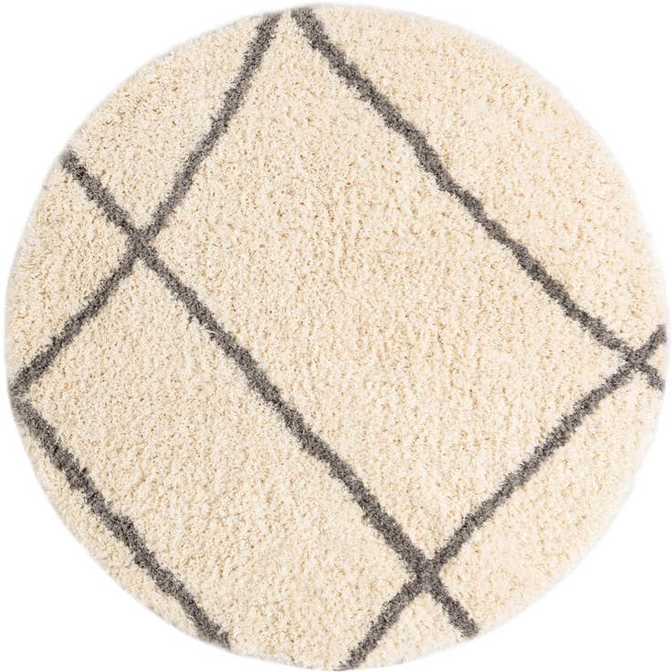 Detail image of 8' x 8' Infinity Shag Round Rug