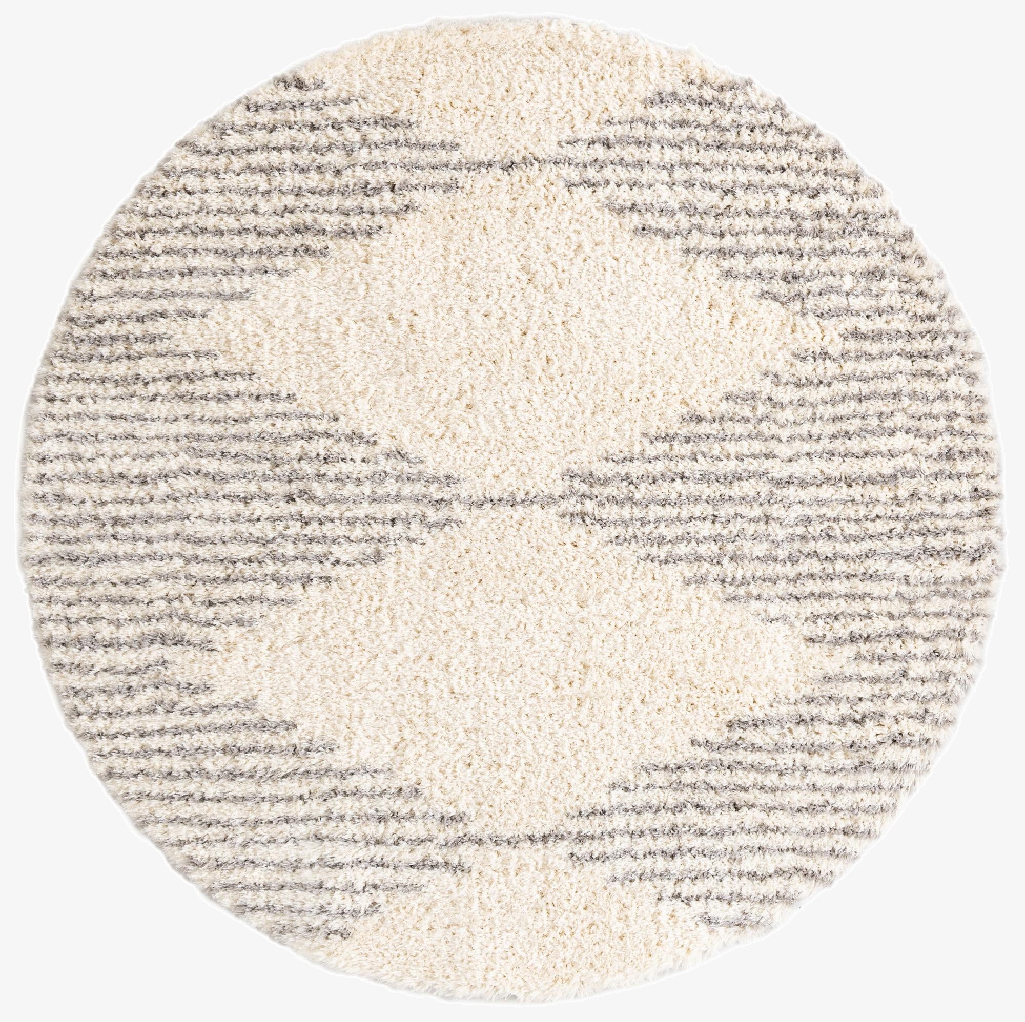 8' x 8' Infinity Shag Round Rug
