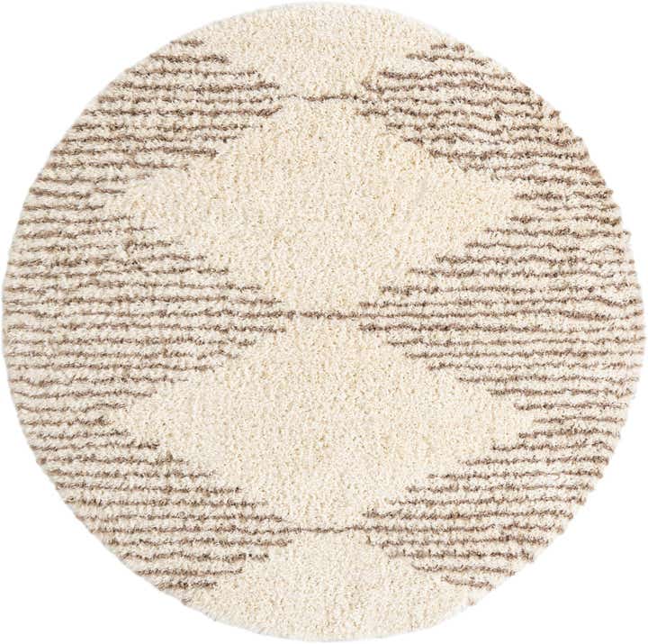 10' x 10' Infinity Shag Round Rug