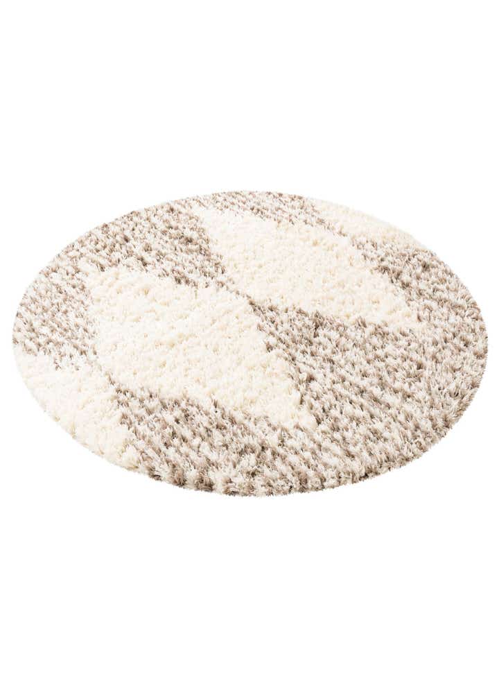 5' x 5' Infinity Shag Round Rug