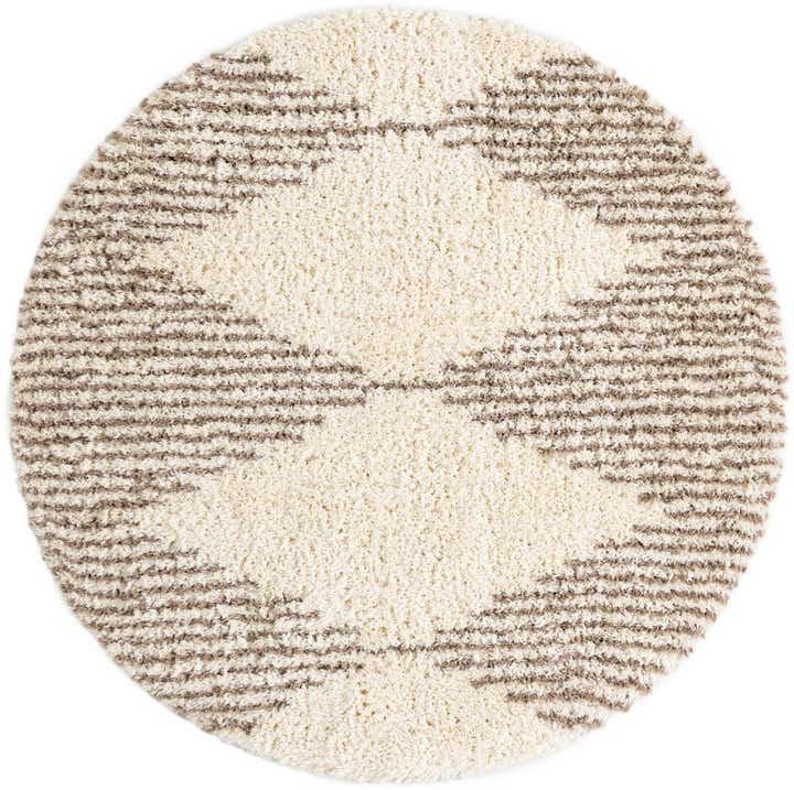 8' x 8' Infinity Shag Round Rug