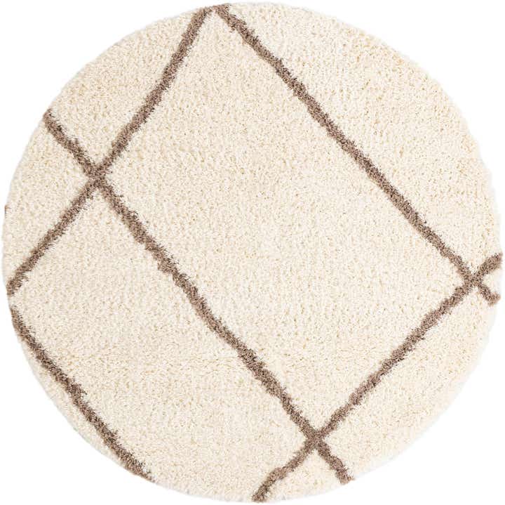 10' x 10' Infinity Shag Round Rug