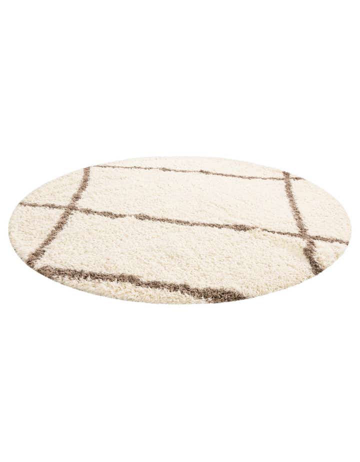 10' x 10' Infinity Shag Round Rug