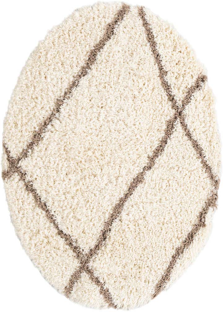 5' x 5' Infinity Shag Round Rug