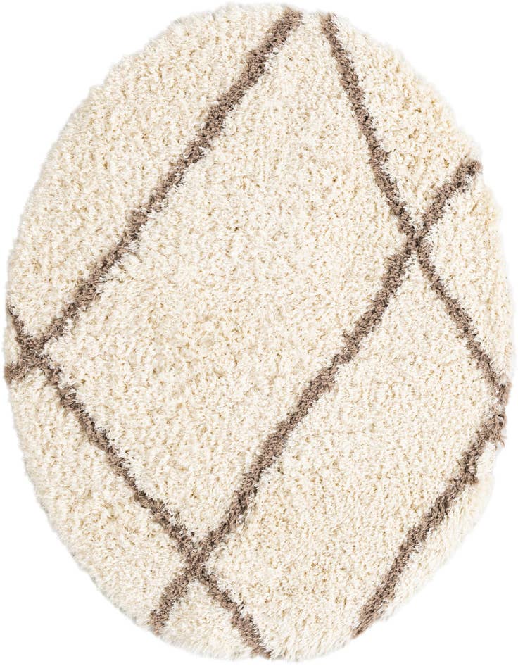 Detail image of 5' x 5' Infinity Shag Round Rug