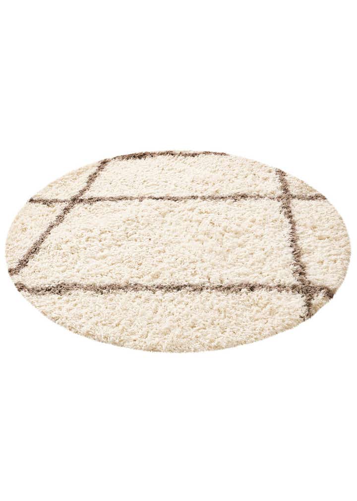 5' x 5' Infinity Shag Round Rug