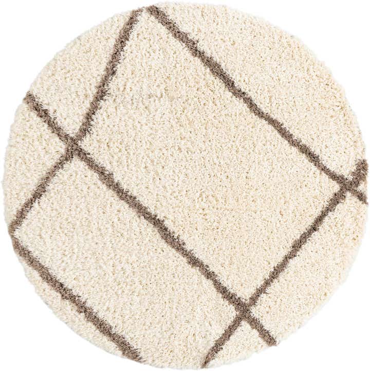 8' x 8' Infinity Shag Round Rug