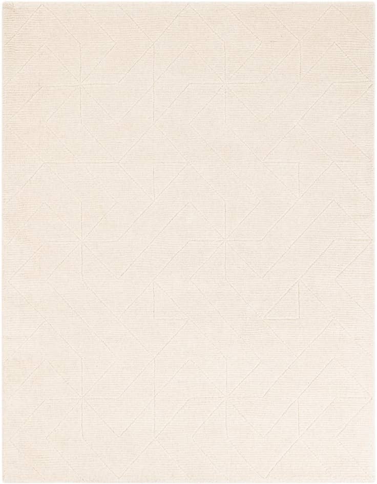 Detail image of 4' 1 x 6' 1 WoolCraft Geometric Rug