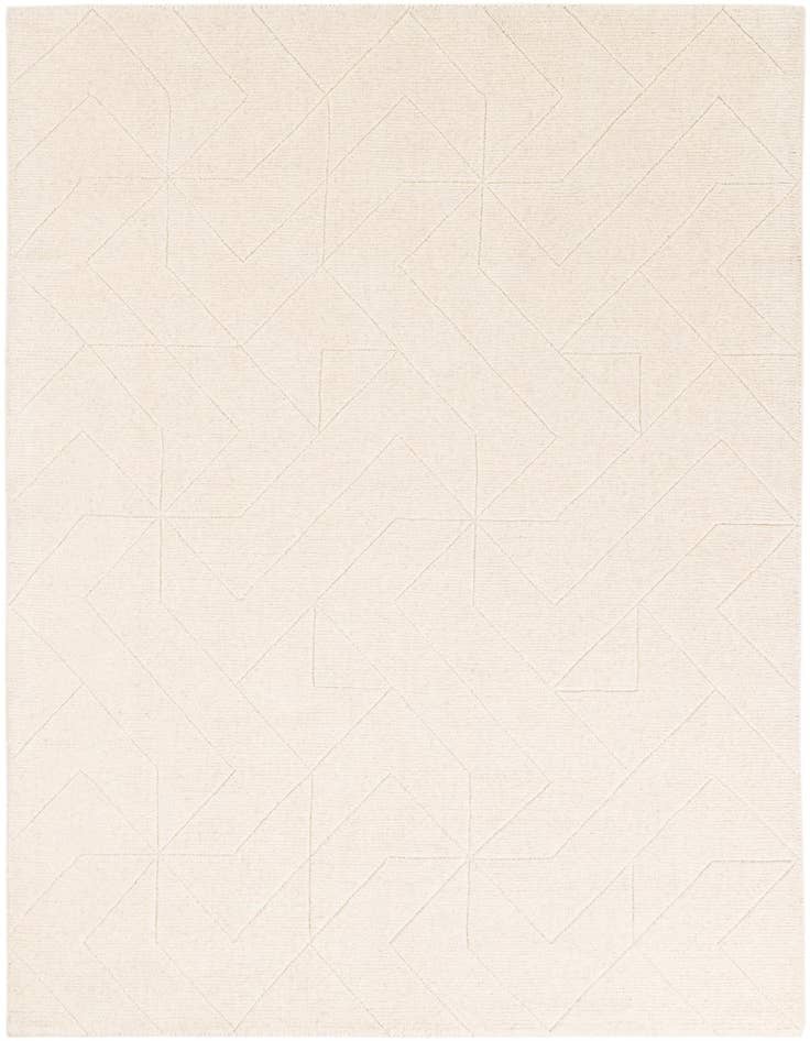 Detail image of 5' 1 x 8' WoolCraft Geometric Rug