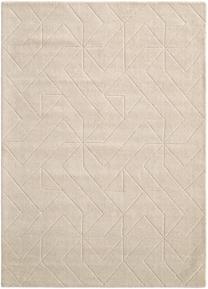 Detail image of 5' 1 x 7' 1 WoolCraft Geometric Rug
