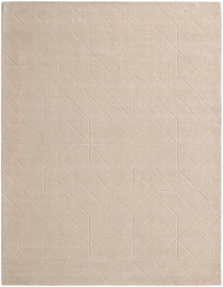 Detail image of 7' 10 x 11' WoolCraft Geometric Rug