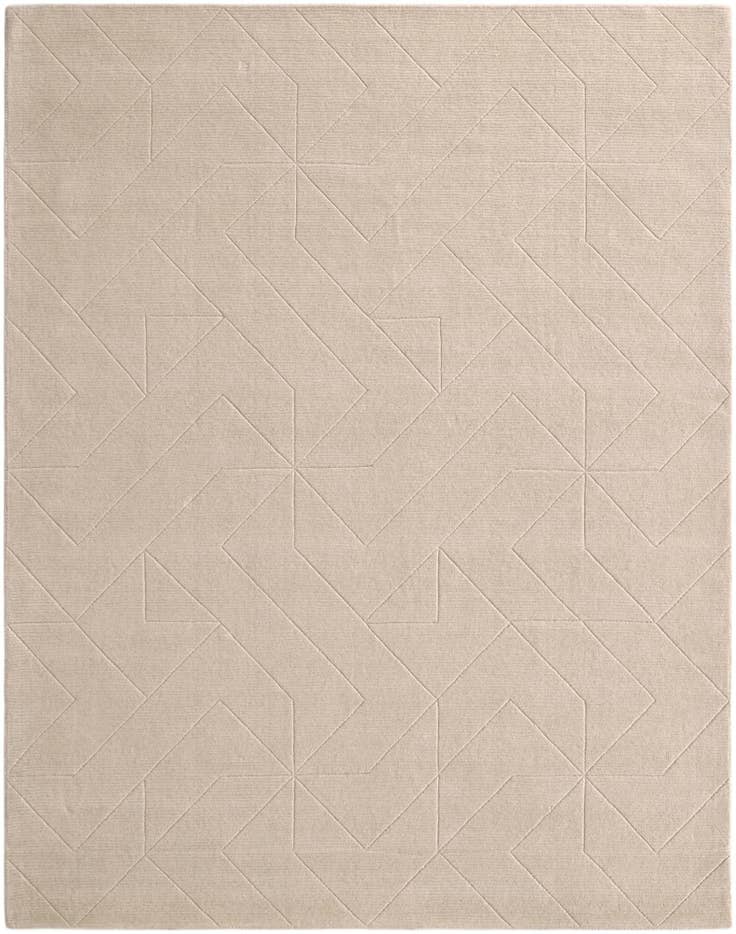 Detail image of 7' 10 x 11' WoolCraft Geometric Rug