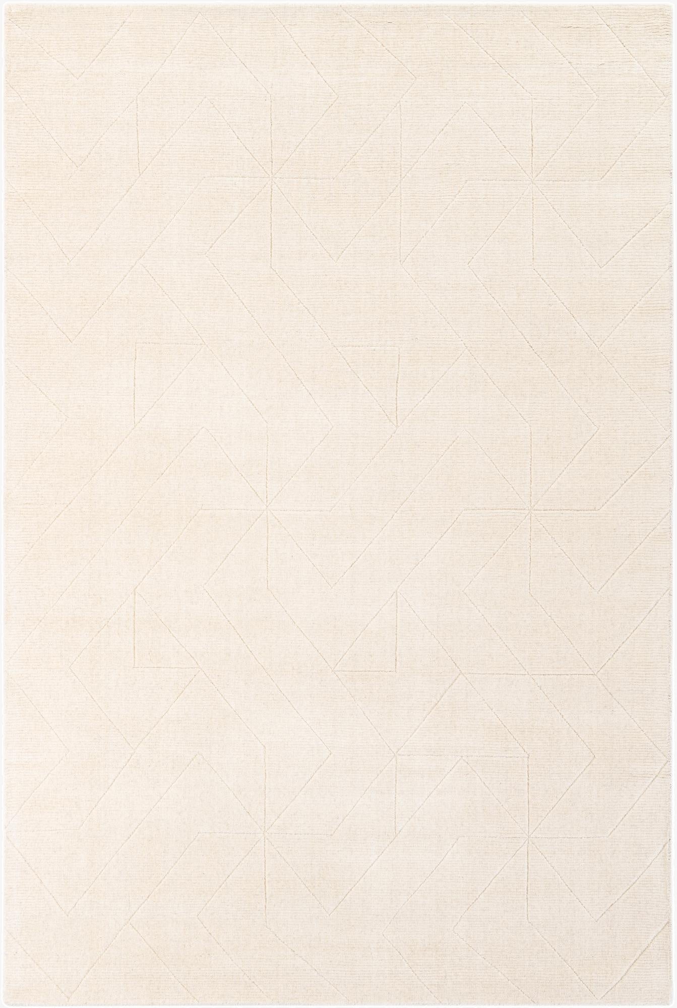 Primary image  6' 1 x 9' WoolCraft Geometric Rug