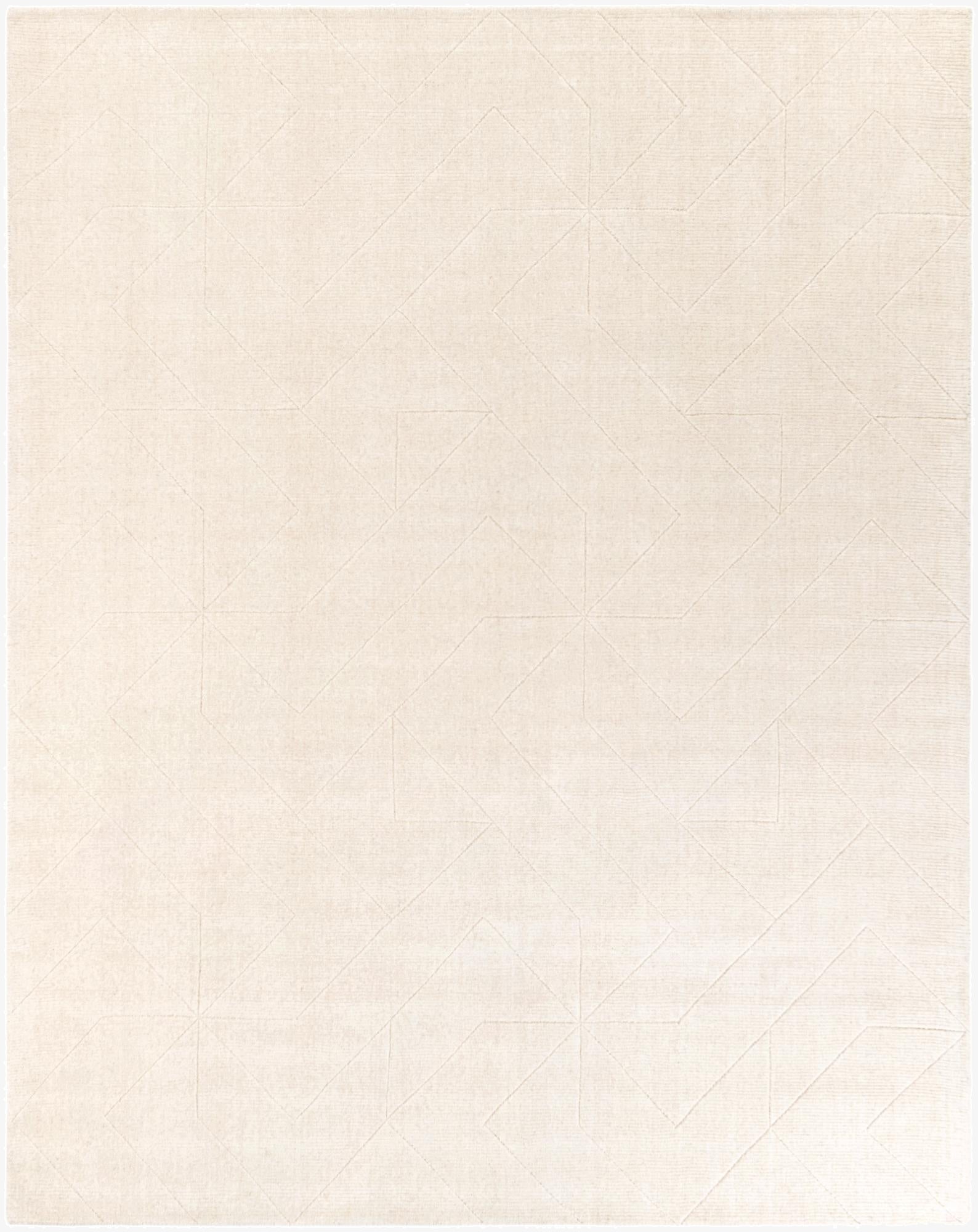 Primary image  7' 10 x 10' WoolCraft Geometric Rug