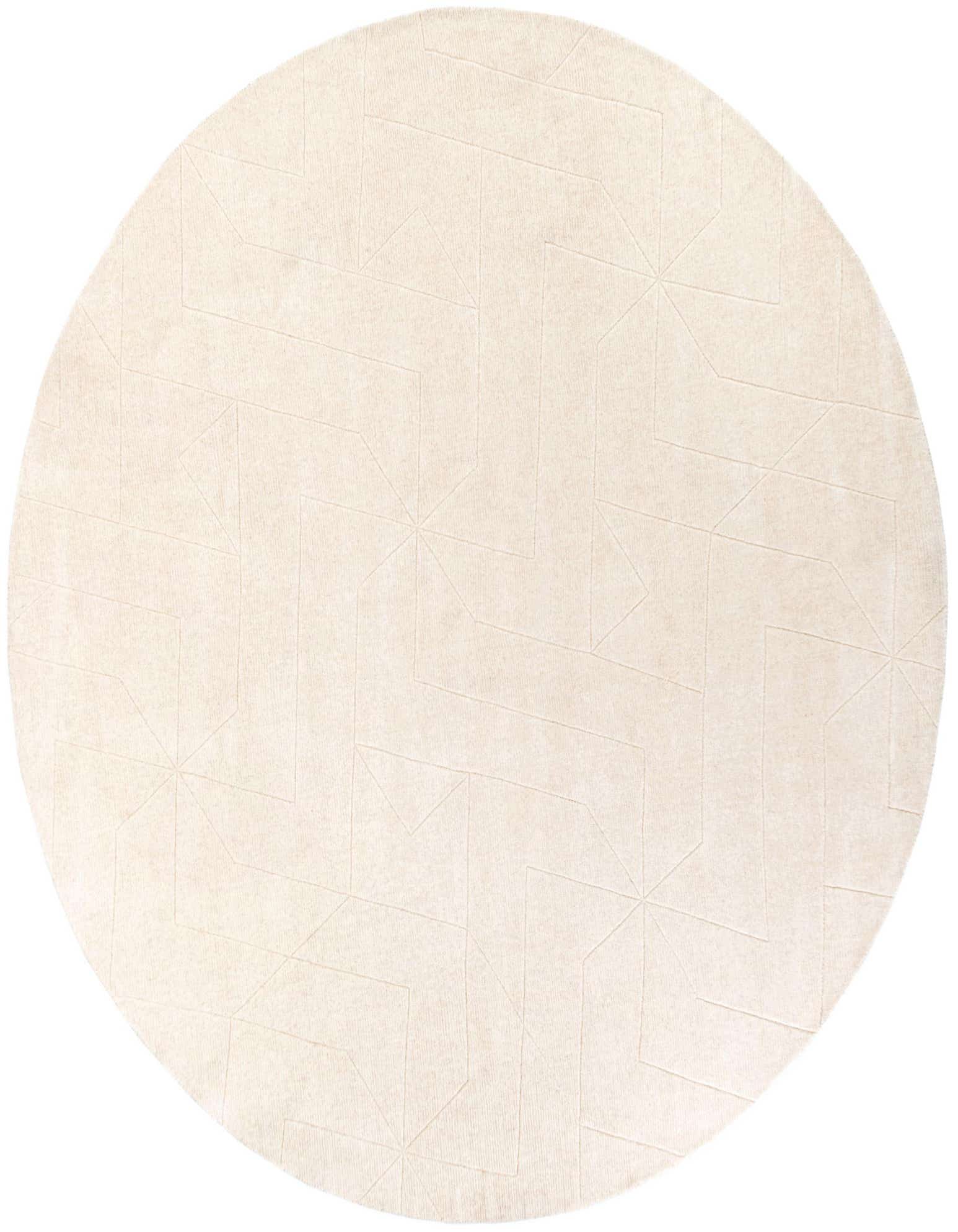 10' x 10' WoolCraft Geometric Round Rug