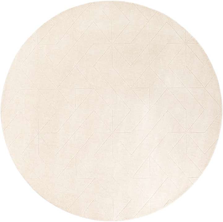 7' 10 x 7' 10 WoolCraft Geometric Round Rug