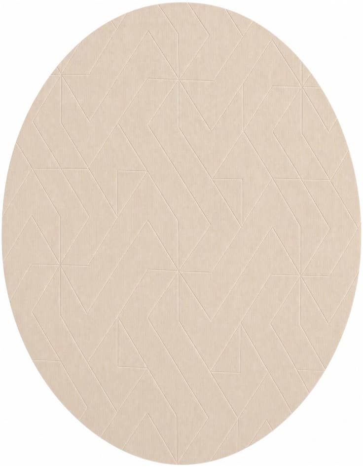 Detail image of 12' x 12' WoolCraft Geometric Round Rug