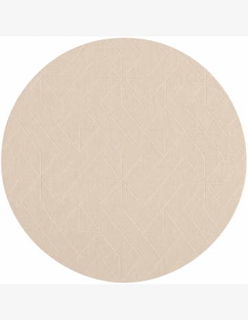 12' x 12' WoolCraft Geometric Round Rug