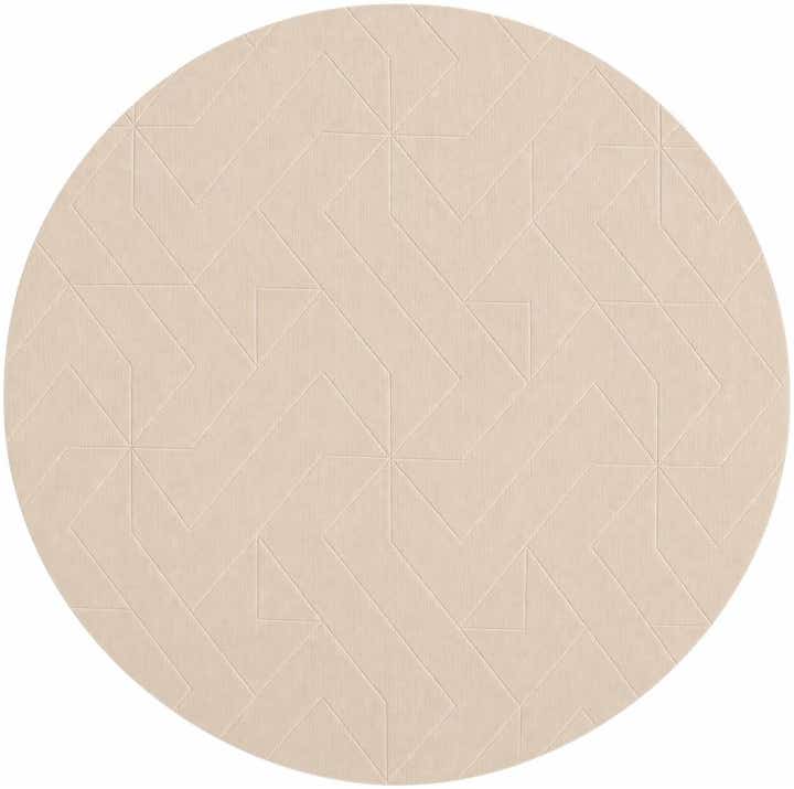 12' x 12' WoolCraft Geometric Round Rug