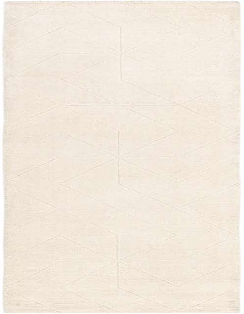 2' x 8' WoolCraft Geometric Runner Rug