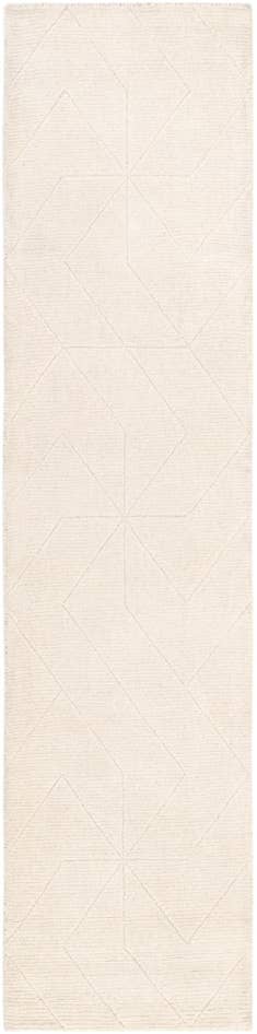 Detail image of 2' x 8' WoolCraft Geometric Runner Rug