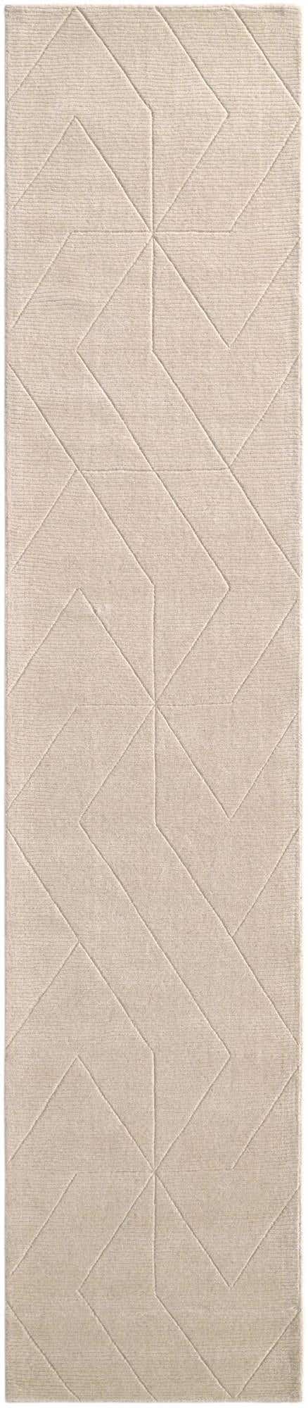 2' 7 x 12' WoolCraft Geometric Runner Rug