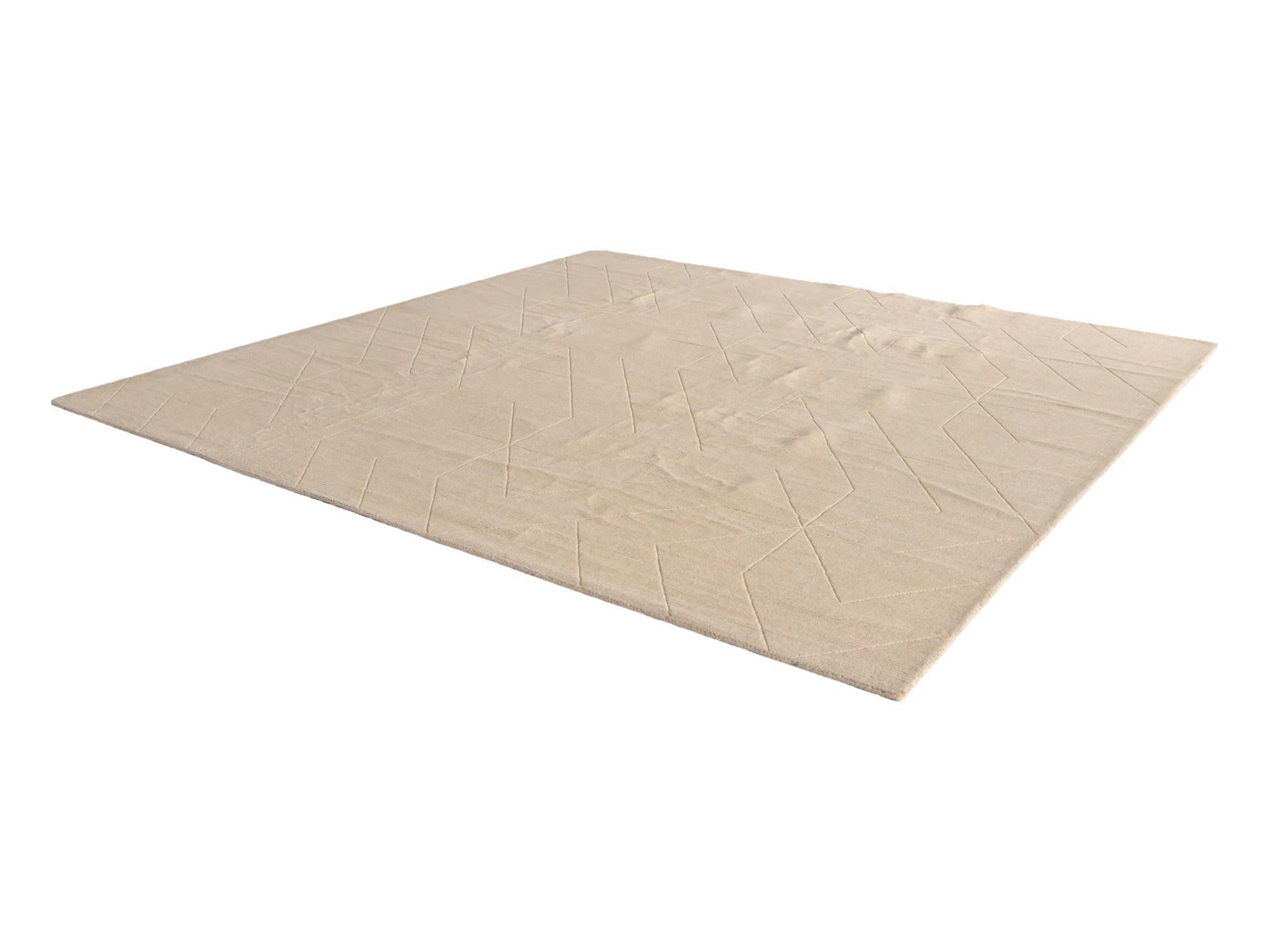 9' 10 x 10' WoolCraft Geometric Square Rug