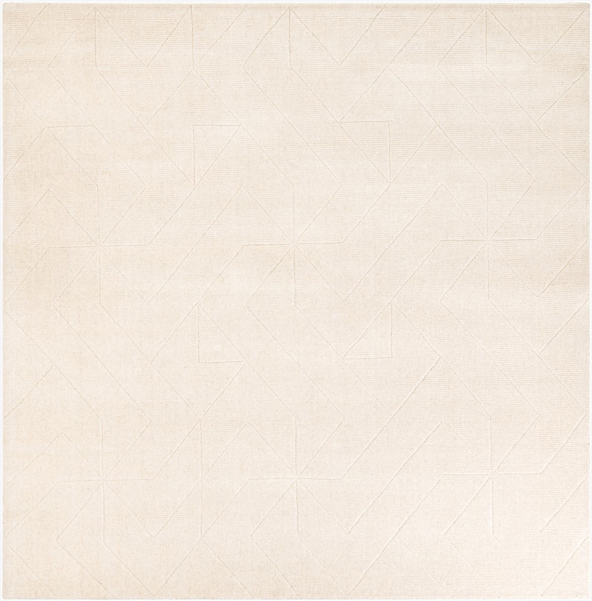 Primary image  7' 10 x 7' 10 WoolCraft Geometric Square Rug